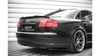 Splitter Audi S8 D3 Tył Boczne Gloss Black