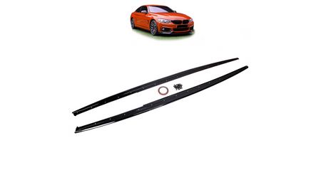 Diffuser BMW 4 F32 F33 F36 Side Skirts Gloss Black