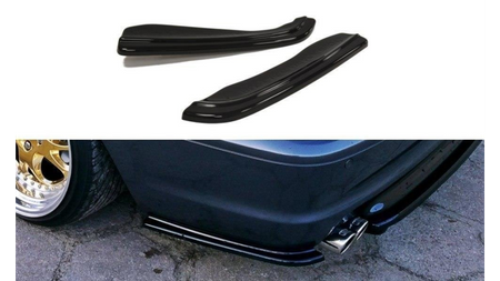 Splitter BMW 3 E46 M-Pack Tył Boczne Gloss Black