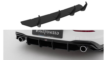 Diffuser Volkswagen Golf GTI Mk8 Rear Street Pro Black v.4