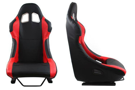 Racing seat MONZA RACE PLUS PVC Red