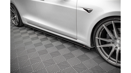 Diffuser Tesla Model S Facelift Side Skirts Gloss Black