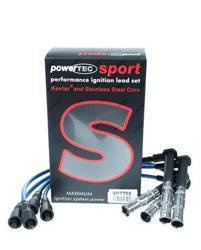 PowerTEC Ignition Leads MERCEDES-BENZ C180 E230 SLK200 KOMPRESSOR 93-03 RED