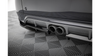 Splitter Brabus Smart Fortwo C451 Facelift Rear Central with Diffuser