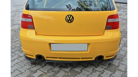 Splitter Volkswagen Golf IV R32 Rear Central Gloss Black