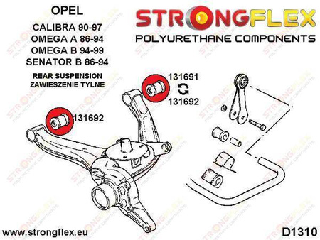 Rear trailing arm bush