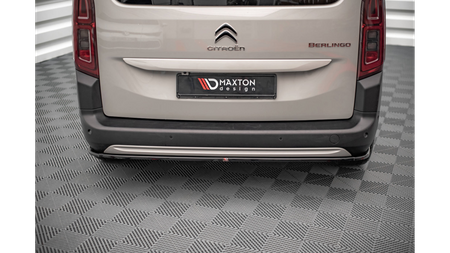 Splitter Citroen Berlingo III Tył Środkowy Carbon Look