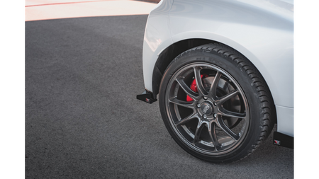 Splitter Toyota GR Yaris IV Tył Boczne Racing Durability Black-Red + Gloss Flaps