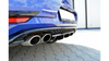 Splitter Volkswagen Golf 7 Facelift R Tył Środkowy Gloss Black