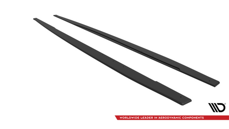 Diffuser Audi A5 F5 Side Skirts Street Pro Black-Red