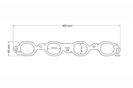 Exhaust flange Chevrolet LT 1