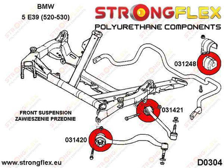 Front inner track control arm bush SPORT