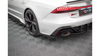 Splitter Audi RS6 RS7 C8 Tył Boczne v.1 Gloss Black