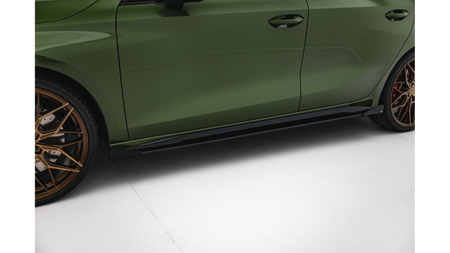 Dokładka Audi S3 A3 8Y S-line Sportback Progi Street Pro Facelift Black + Gloss Flaps