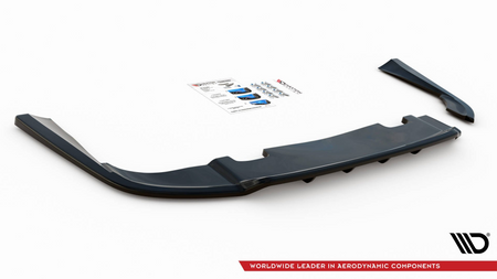 Splitter Volvo V90 II Rear Central with Diffuser v.1 Gloss Black