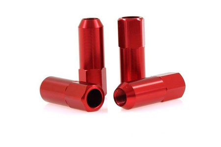 Wheel lug nuts JBR 60mm M12 x1,5 Red