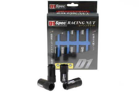 Wheel lug nuts D1Spec Replica HEX M12x1,25 Black