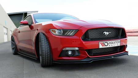 Splitter Ford Mustang VI Front Gloss Black