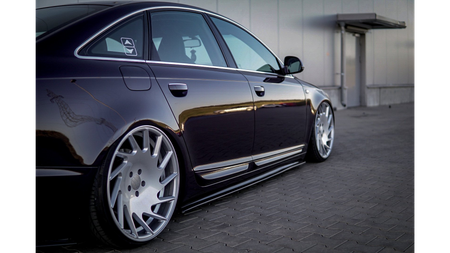 Diffuser Audi A6 C6 S-Line Side Skirts Gloss Black