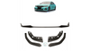 Diffuser BMW 3 G20 G21 Front Bumper Matt Black