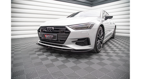 Splitter Audi A7 C8 Front v.1 Gloss Black
