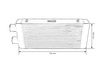 Intercooler TurboWorks 600x300x100 jednostronny 
