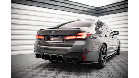 Diffuser BMW 5 F90 M-Pack Rear Street Pro Black-Red