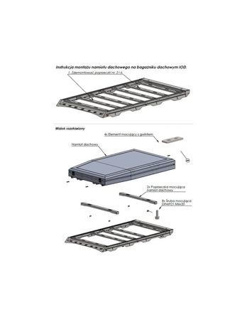 Rooftop Tent Mount Nissan Patrol Y61 Y60