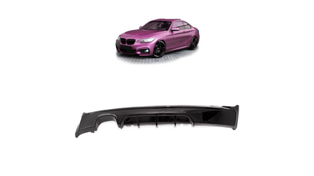 Dyfuzor BMW 2 F22 F23 Tył Gloss Black