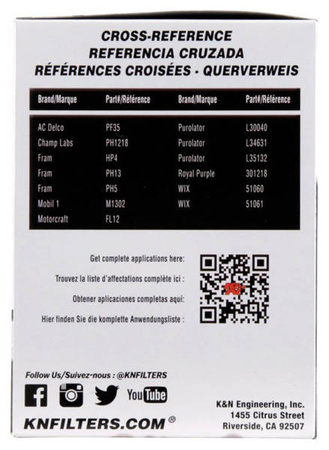 Filtr oleju K&N PS-3002