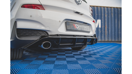 Diffuser Hyundai I30 III N Rear Valance v.3 Gloss Black