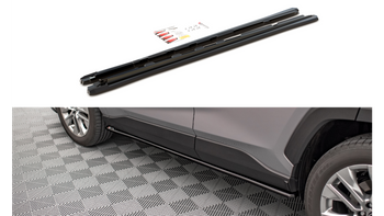 Diffuser Toyota RAV4 V Side Skirts Gloss Black