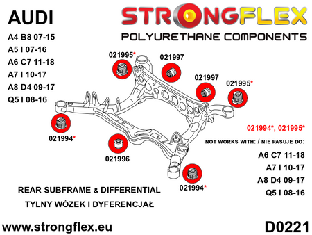 Rear differential - rear bush