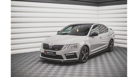 Splitter Skoda Octavia III Facelift RS przód v.3 Gloss Black