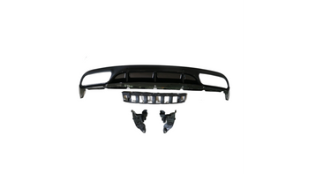 Diffuser Mercedes-Benz C C205 A205 Cabrio Rear Gloss Black