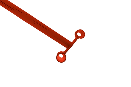 Front upper strut bar BMW X5 E53 Red