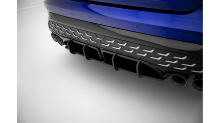 Dyfuzor Audi S3 8Y Facelift Tył Street Pro Black-Red