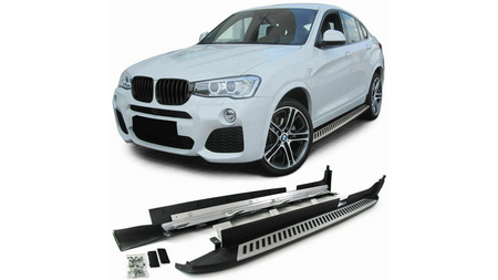 Stopnie boczne BMW X4 F26 Aluminium