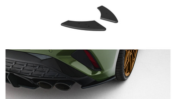 Splitter Audi S3 8Y Rear Side Street Pro Facelift Black-Red