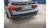 Splitter BMW 7 G11 M-Pack Tył Środkowy z Dyfuzorem Gloss Black