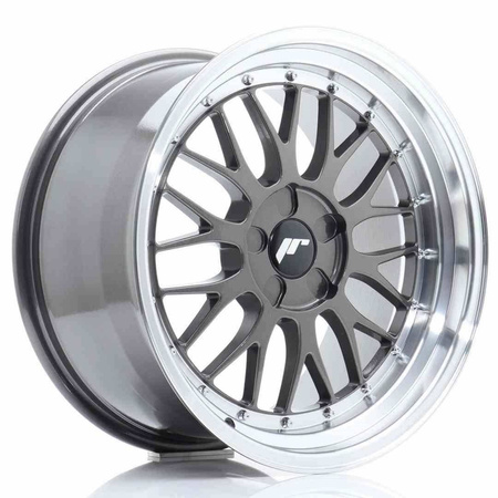 JR Wheels JR23 18x9,5 ET25-48 5H BLANK Hyper Gray w/Machined Lip