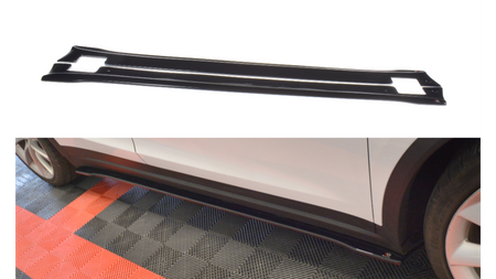 Diffuser Tesla Model X Side Skirts v.2 Gloss Black