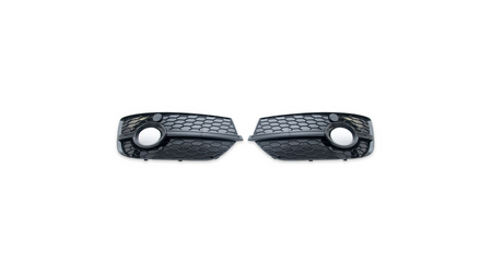 Fog Light Covers Audi Q3 8U Gloss Black