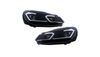 Lights Volkswagen Golf VI Front Chrome