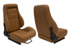 Racing seat VINTAGE PVC Brown