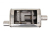 Central Chambered Muffler 57mm TurboWorks 304SS 355mm