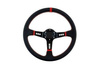 Steering wheel Pro 350mm offset:80mm Leather Black