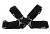 Racing seat belts 4p 2" Black - Quick