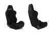 Racing seat DRAGO Velvet Black