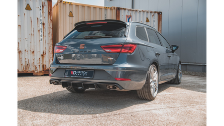 Dokładka Seat Leon Cupra I STII Facelift Zderzak Tył v.2 Gloss Black